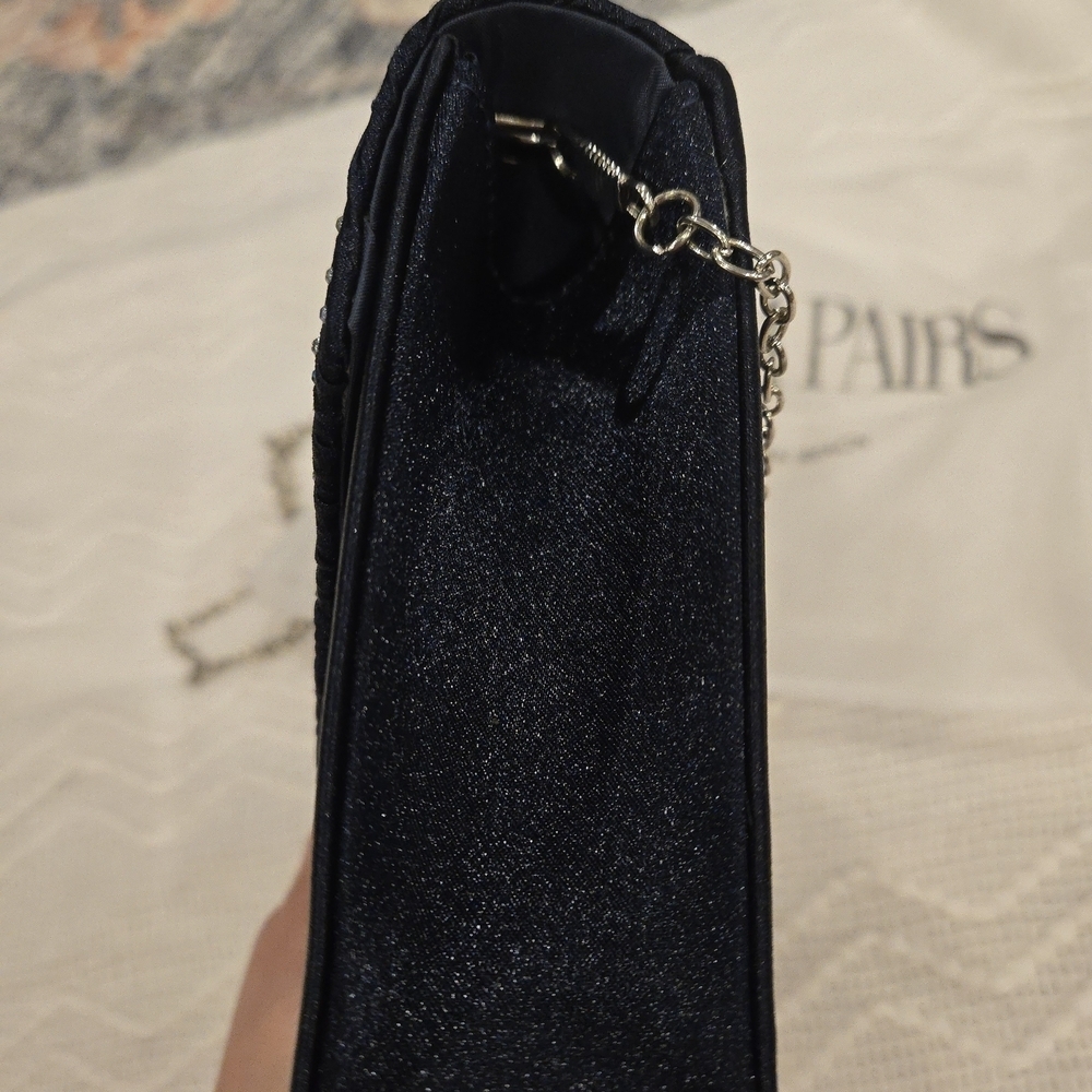 Blue Studded Women's Evening Bag NWOT - Picture 8 of 16